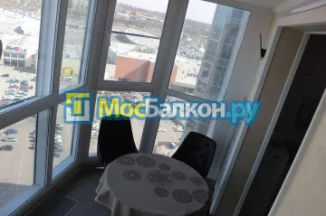 Французское остекление балконов и лоджий под ключ по доступным ценам в Ногинске | МосБалкон