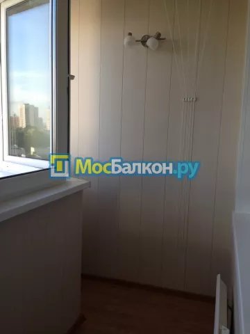 Отделка балкона и лоджии пластиковыми ПВХ панелями в Ногинске от компании МосБалкон