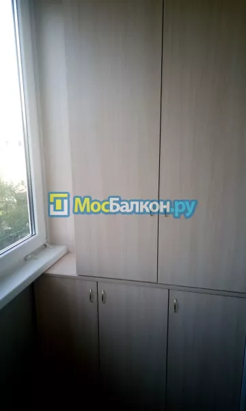 Шкаф на балкон купить в Ногинске на заказ недорого от МосБалкон