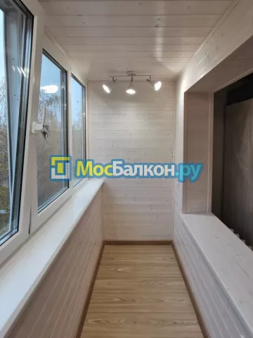 Отделка балконов в Ногинске | Отделка балконов и лоджий и обшивка под ключ в МосБалкон