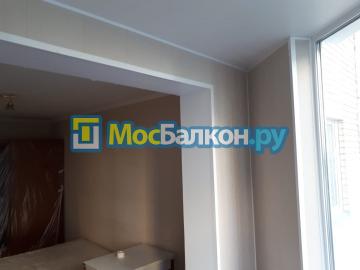 Отделка и утепление под совмещение с комнатой