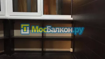 Шкаф на балкон купить в Ногинске на заказ недорого от МосБалкон