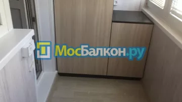 Шкаф на балкон купить в Ногинске на заказ недорого от МосБалкон