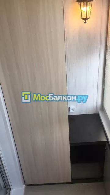 Шкаф на балкон купить в Ногинске на заказ недорого от МосБалкон