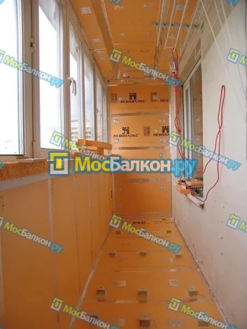Утепление балкона пеноплэксом в Ногинске на заказ недорого от МосБалкон