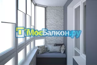 Заказать балкон в Ногинске цена от 1320 руб | Остекление балконов и лоджий МосБалкон