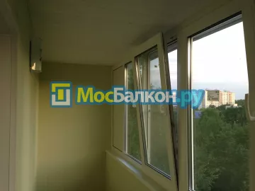Отделка балкона и лоджии пластиковыми ПВХ панелями в Ногинске от компании МосБалкон