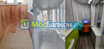 Остекление лоджий под ключ по выгодной цене в Ногинске – застеклить лоджию и балкон в МосБалкон