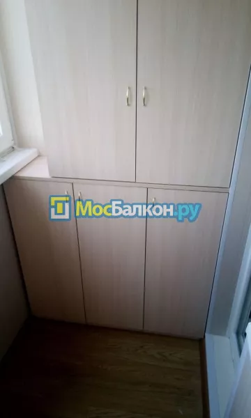 Шкаф на балкон купить в Ногинске на заказ недорого от МосБалкон