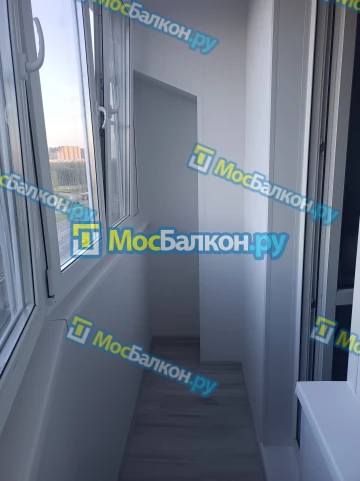 Отделка балкона и лоджии пластиковыми ПВХ панелями в Ногинске от компании МосБалкон
