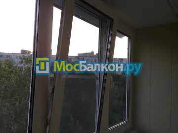 Отделка балкона и лоджии пластиковыми ПВХ панелями в Ногинске от компании МосБалкон