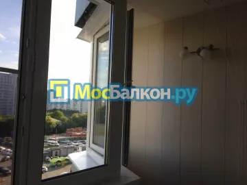 Отделка балкона и лоджии пластиковыми ПВХ панелями в Ногинске от компании МосБалкон