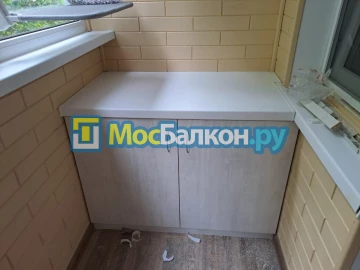 Шкаф на балкон купить в Ногинске на заказ недорого от МосБалкон