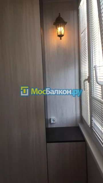 Шкаф на балкон купить в Ногинске на заказ недорого от МосБалкон
