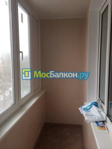 Отделка балкона и лоджии пластиковыми ПВХ панелями в Ногинске от компании МосБалкон
