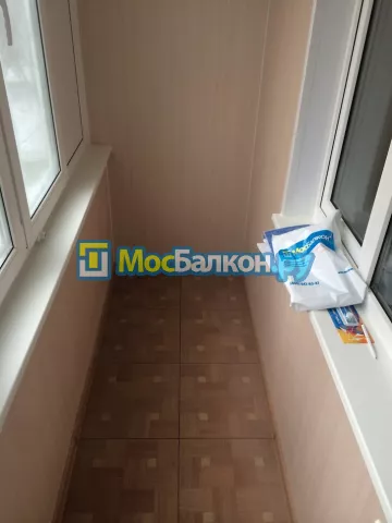 Отделка балкона и лоджии пластиковыми ПВХ панелями в Ногинске от компании МосБалкон