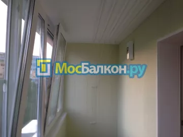 Отделка балкона и лоджии пластиковыми ПВХ панелями в Ногинске от компании МосБалкон