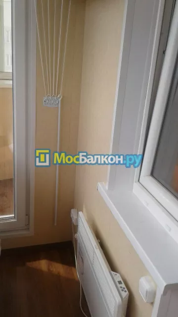 Отделка балкона и лоджии пластиковыми ПВХ панелями в Ногинске от компании МосБалкон
