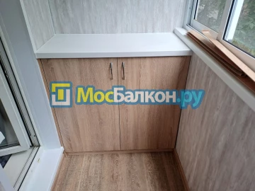 Шкаф на балкон купить в Ногинске на заказ недорого от МосБалкон