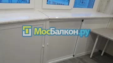 Шкаф на балкон купить в Ногинске на заказ недорого от МосБалкон