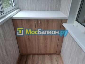 Шкаф на балкон купить в Ногинске на заказ недорого от МосБалкон
