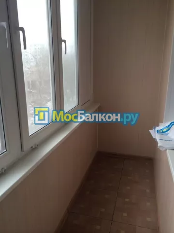 Отделка балкона и лоджии пластиковыми ПВХ панелями в Ногинске от компании МосБалкон