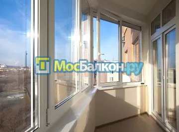 Французское остекление балконов и лоджий под ключ по доступным ценам в Ногинске | МосБалкон
