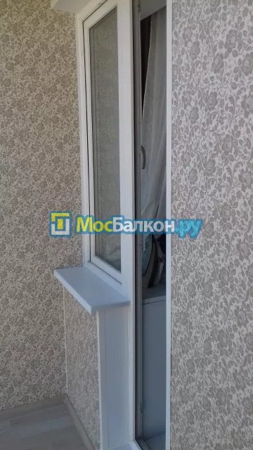 Отделка балкона и лоджии пластиковыми ПВХ панелями в Ногинске от компании МосБалкон