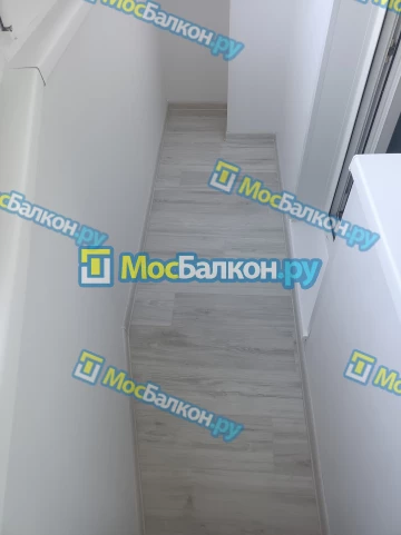 Отделка балкона и лоджии пластиковыми ПВХ панелями в Ногинске от компании МосБалкон