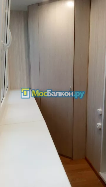 Шкаф на балкон купить в Ногинске на заказ недорого от МосБалкон