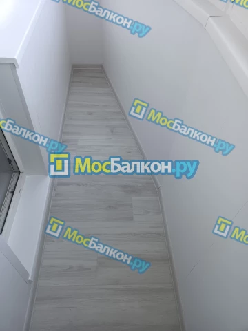 Отделка балкона и лоджии пластиковыми ПВХ панелями в Ногинске от компании МосБалкон