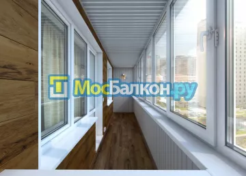 Отделка балконов в Ногинске | Отделка балконов и лоджий и обшивка под ключ в МосБалкон