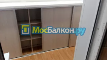 Шкаф на балкон купить в Ногинске на заказ недорого от МосБалкон