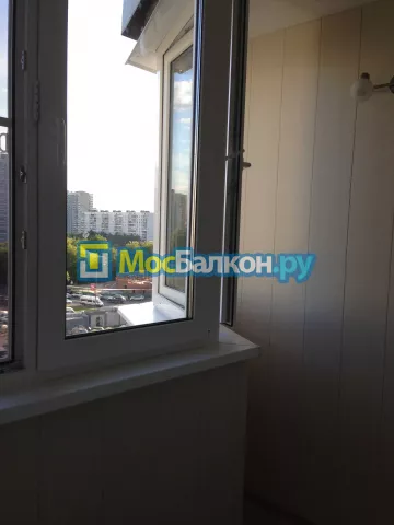 Отделка балкона и лоджии пластиковыми ПВХ панелями в Ногинске от компании МосБалкон