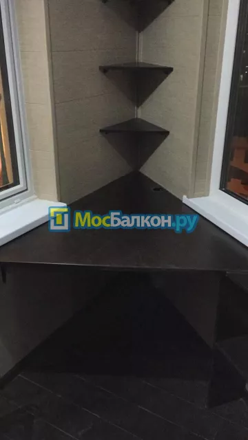 Шкаф на балкон купить в Ногинске на заказ недорого от МосБалкон