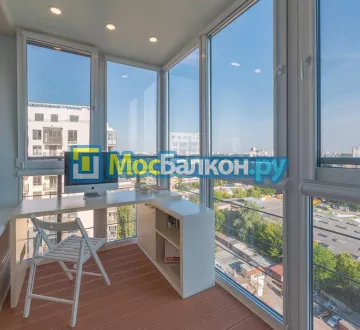 Шкаф на балкон купить в Ногинске на заказ недорого от МосБалкон