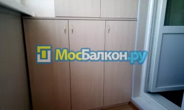 Шкаф на балкон купить в Ногинске на заказ недорого от МосБалкон